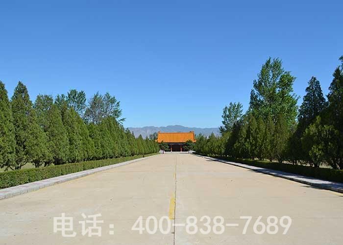 中华永久陵园的大道